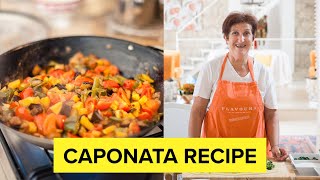 Caponata Recipe  How to Make Sicilian Food [upl. by Ecirehc453]