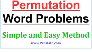 Permutation Word Problems Explained the Easy Way [upl. by Mycah725]