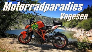 Die Vogesen ein Ausflug mit dem Motorrad wert  KurvenradiusTV [upl. by Bergwall]