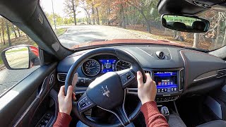 2020 Maserati Levante Trofeo  POV Test Drive Binaural Audio [upl. by Mcknight]