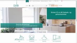 Logge inn i nettbanken med BankID [upl. by Euqor]