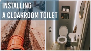 Install a cloakroom toilet part one [upl. by Violette314]