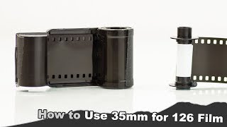 How to Load 35mm Film into a 126 Cartridge [upl. by Ahsrats]