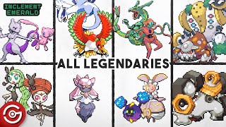 All Legendary Locations  Pokemon Inclement Emerald [upl. by Hodgson]