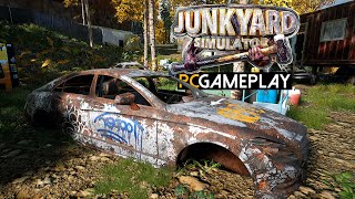 Junkyard Simulator Gameplay PC [upl. by Hairahs278]