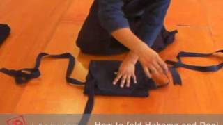 Kendo101 How to fold Hakama and Kendo gi Keikogi [upl. by Mott]